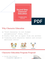 Schoolwide Character Education Proposal