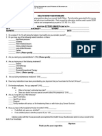 DENR Health Survey Form and Contact Person Form Page 2