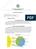 Learning Activity Sheets No. 4: Del Carmen National High School Del Carmen, Uson, Masbate