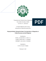 POLIECO Analytical Paper (Oligopoly)