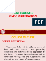 Heat Transfer Course Outline