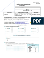 6°básico Guía N°14 Matemática Razones