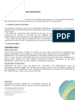 Procedure Dinscription Des Exportateurs