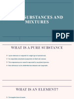 Pure Substances and Mixtures