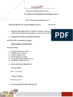 Esquema Del Proyecto de Responsabilidad Social Semana 7