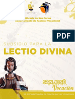 Subsidio Lectio Divina Buen Pastor