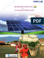 Preliminary Proposal For 50 MW Solar Plant at Lusaka, Zambia