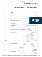 Engine Specs Specification (Engine Mechanical (H4Dotc 2.5L Dohc Turbo) : General Description)