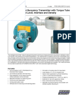 144LD Intelligent Buoyancy Transmitter With Torque Tube For Liquid Level, Interface and Density