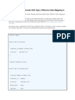 Design/Implement/Create SCD Type 2 Effective Date Mapping in Informatica