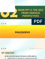 (M2-MAIN) The Self From Various Perspectives