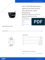 6313-2Z - VA228 Rodamientos Rígidos de Una Hilera de Bolas para Aplicaciones A Altas Temperaturas - 20210505