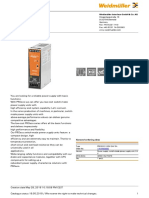 Data Sheet: Proeco Pro Eco 120W 24V 5A