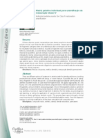 Matriz Palatina Individual para Estratificação de Restauração Classe IV