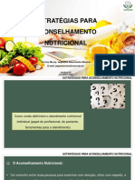 Aula 9 - ESTRATÉGIAS PARA ACONSELHAMENTO NUTRICIONAL