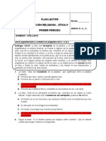 Plan Lector de Educación Religiosa - Etica 8° - 2021