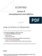 ECON7002: Unemployment and Inflation