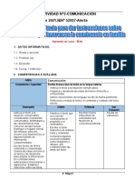 4° Grado - Actividad Del Dia 11 de Mayo