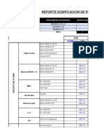 Plantilla de Dosificacion