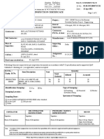 Inspection Certificate: IC No.: Date: Page 1 of 3