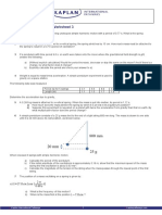 Simple Harmonic Motion Worksheet 3: X (T) (7.8 CM) Cos (T)