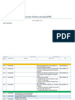 winspiroPRO - Revision - History