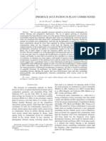 Fire Reduces Morphospace Occupation in Plant Communities