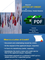 Role of LC in International Trade Finance