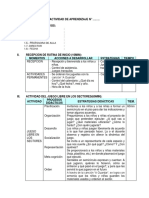 Actividad de Aprendizaje Del Nivel Inicial