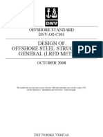 DNV - OS - C101 - Design of Offshore Steel Structures, General (LRFD Method) - October 2008