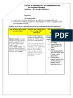 Yema Reading Development Reading Models