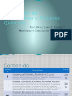 Simulación de Operaciones Unitarias y Proceso - Clase I