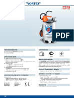 Hoja de Datos de Bomba Sumergible RX - 2-3-4-5 - VORTEX