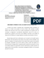 Ensayo Tema II Regimen Jurídico de Los Servicios Públicos