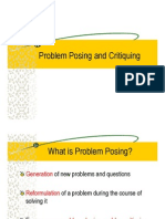 Problem Posing