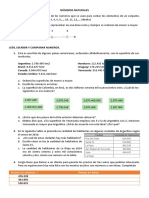 NÚMEROS NATURALES. Guia de Actividades