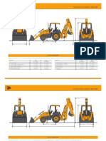 JCB Backhoe Loader - 3Cx 14Ft: Static Dimensions