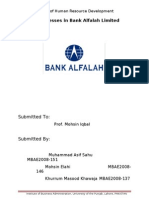 HR Processes in Bank Alfalah Limited: Submitted To