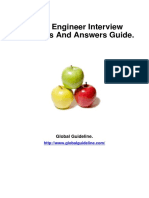 Qa QC Engineer Interview Questions and Answers Guide.: Global Guideline