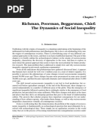 Chapter 7: Richman, Poorman, Beggarman, Chief: The Dynamics of Social Inequality. Bryan Hayden (2001)