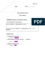 Inductive Grammar Chart (Unit 1, Page 6) : Usain Bolt Is Terrific - He's A Terrific Athlete From Jamaica