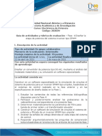 Guía de Actividades y Rúbrica de Evaluación - Unidad 3 - Fase 4 - Diseñar La Etapa de Potencia Del Sistema Inversor Tipo SPWM