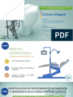 Protocolos de Atención Odontológica COVID-19