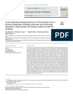 Cyclic Hardening Softening Behavior of 316L Stainless Steel at