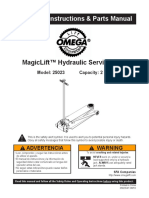 Operating Instructions & Parts Manual: Magiclift™ Hydraulic Service Jack