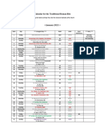 2021 TLM Calendar