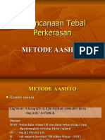 Perencanaan Tebal Perkerasan AASHTO