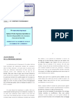 Cours Droit Des Assurances Cima Document Final