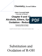 Organic Chemistry,: Chapter 9 and 12 Alcohols, Ethers, Epoxides Oxidation - Reduction