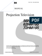 Projection Television: 56HM195 62HM195 72HM195